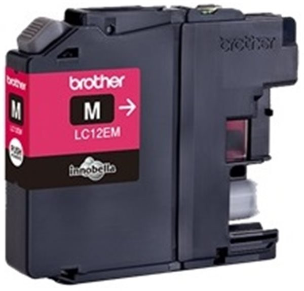 Original Tinte Brother LC-12EM, ca. 1.200 S., magenta