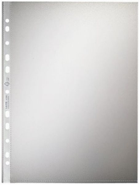 Prospekthüllen A4 0,07mm oben offen Leitz (4796-00-00) Multilochung, genarbt