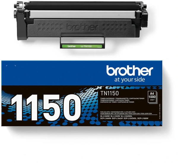 Original Toner Brother TN-1150, ca. 1.000 S., schwarz 