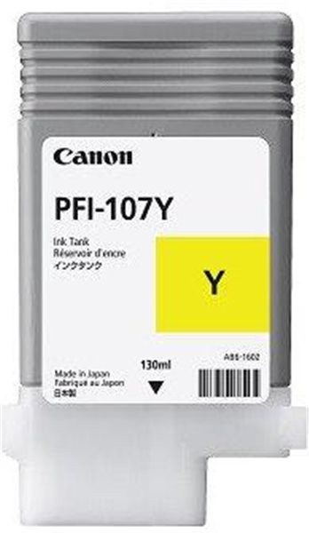 Original Tinte Canon PFI-107Y, 130 ml, gelb