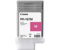 Original Tinte Canon PFI-107M, 130 ml, magenta, MHD abgelaufen 