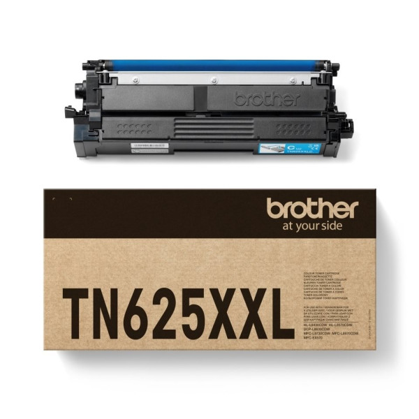 Original Toner Brother TN-625XXLC, ca. 6.500 S., cyan 