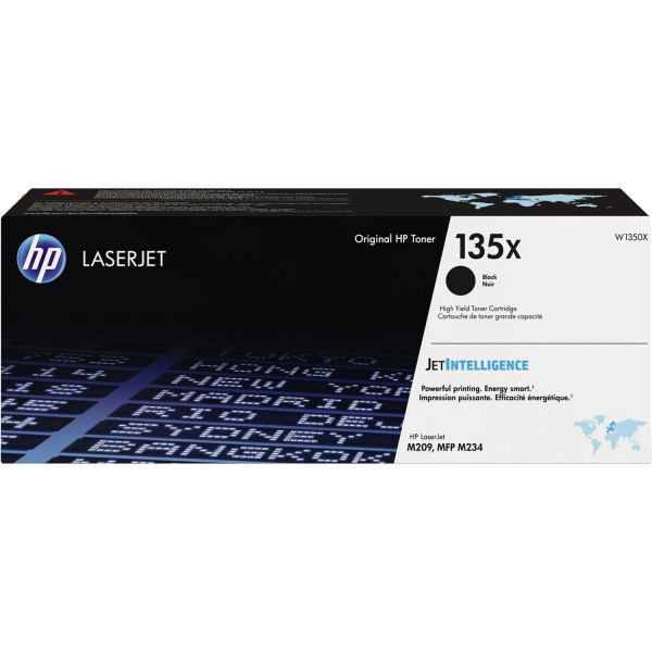 Original Toner HP 135X/ W1350X, ca. 2.400 S., schwarz  