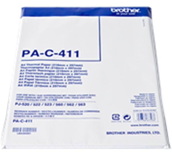 Brother Thermopapier PAC411 DIN A4 100 Bl./Pack. 