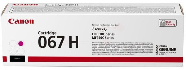 Original Toner Canon 067H / 5104C002AA, ca. 2.350 S., magenta