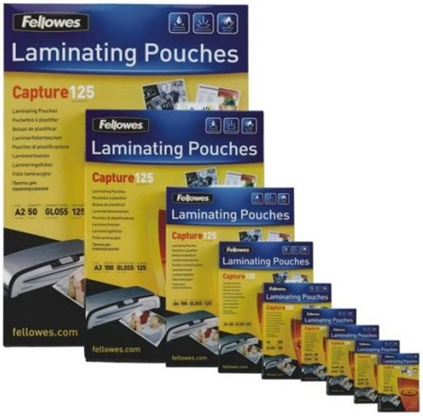 Laminierfolie A5 2x125my 216x154mm glänzend Fellowes