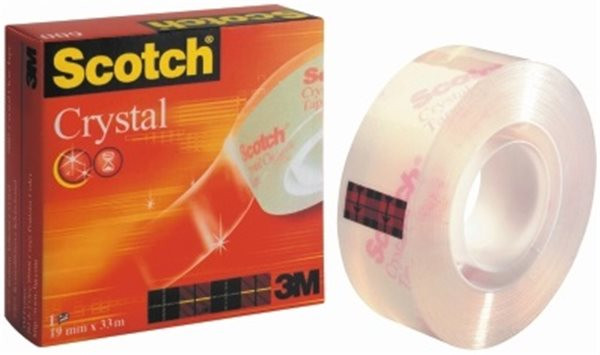 Klebeband 19mm x 33m Scotch/3M Crystal Clear Tape 600 (C6001933) 