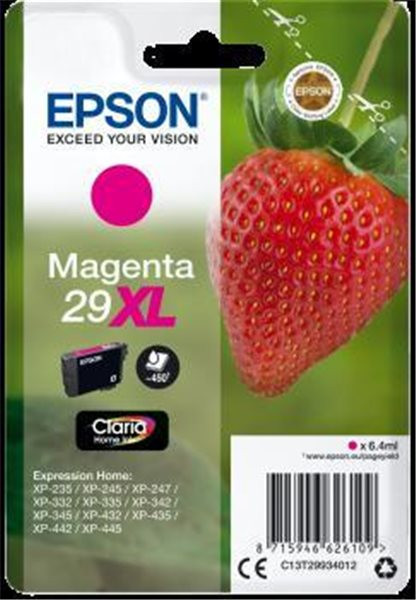 Original Tinte Epson T2993 / 29XL, ca. 450 S., magenta 