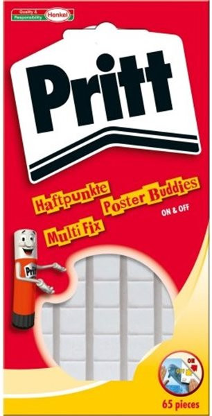 Haftpunkte Pritt Multi-Fix, wiederablösbar Ideal zum Basteln, für Poster u. Deko 