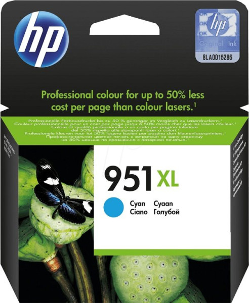 Original Tinte HP 951XL / CN046AE, ca. 1.500 S., cyan 