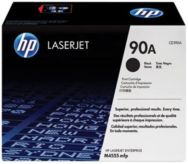 Original Toner HP 90A / CE390A, ca. 10.000 S., schwarz 