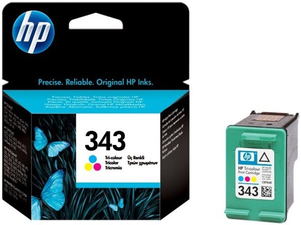 Original Tinte HP 343 / C8766EE, ca. 330 S., farbig