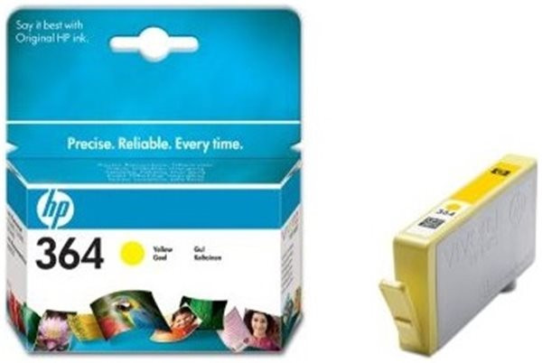 Original Tinte HP 364 / CB320EE, ca. 300 S., gelb