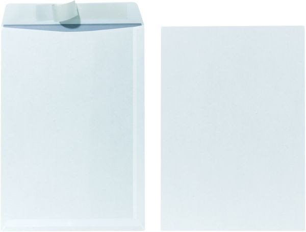 Kuvert 10x C4=229x324mm, ohne Fenster, weiß, Haftklebung