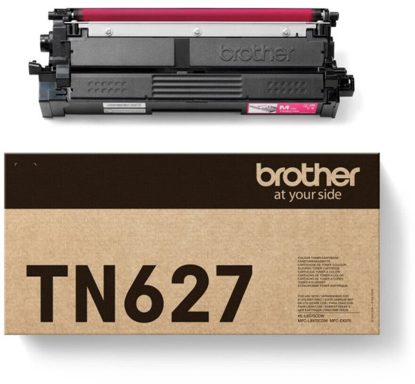 Original Toner Brother TN-627M, ca. 10.000 S., magenta 