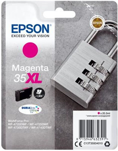 Original Tinte Epson T3593 / 35XL, ca. 1.900 S., magenta