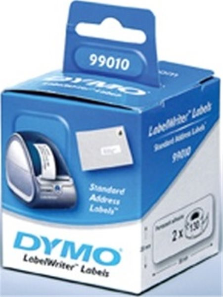 Original Einzel-Etiketten Dymo 99010, 28mm x 89mm, 260 Stück, weiß 