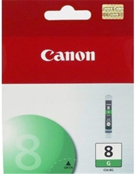 Original Tinte Canon CLI-8G, ca. 450 S., grün