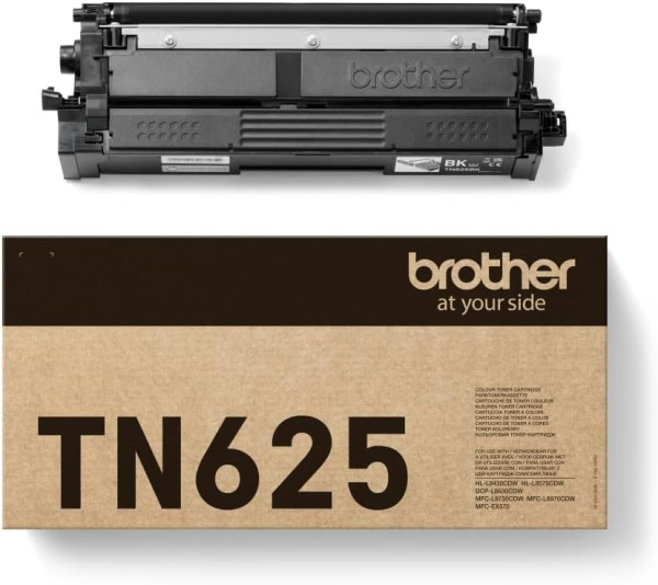 Original Toner Brother TN-625BK, ca. 3.000 S., schwarz 