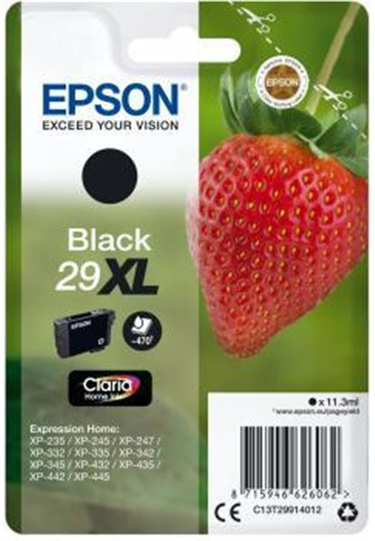 Original Tinte Epson T2991 / 29XL, ca. 470 S., schwarz