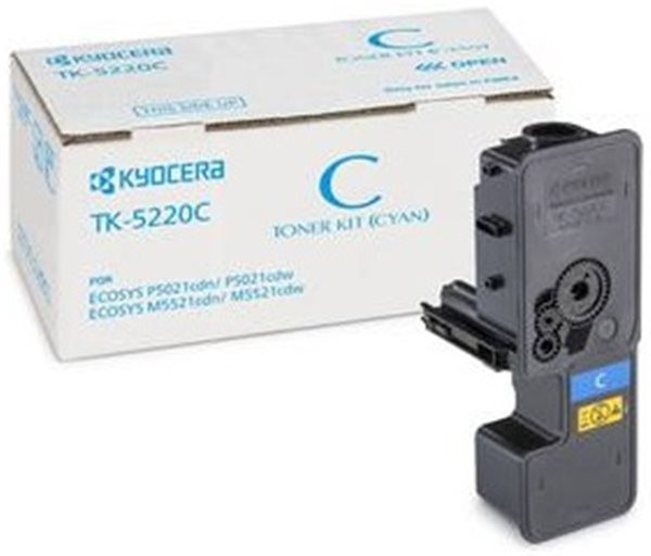 Original Toner Kyocera TK-5220C, ca. 1.200 S., cyan