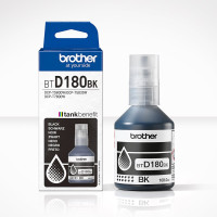 Original Tinte Brother BTD-180BK, ca. 7.500 S., Nachfüllflashe, schwarz 